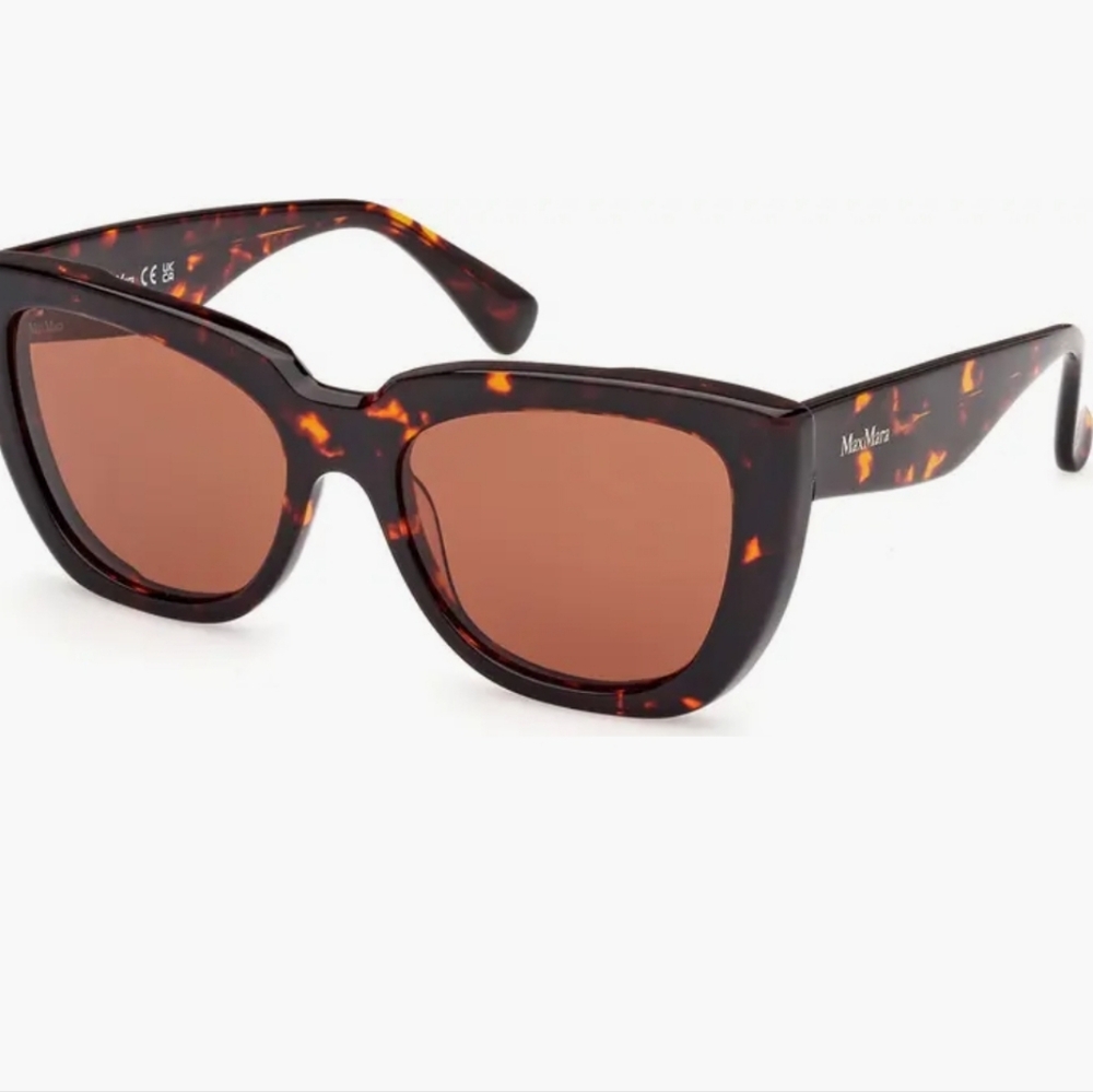 NEW MaxMara Brown Tortoise Glimpse4 Sunglasses